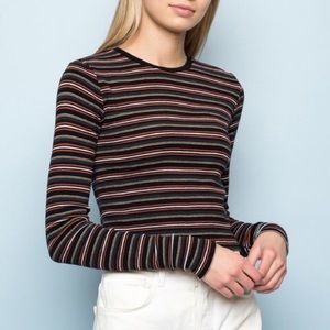 Brandy Melville Striped Long-Sleeve